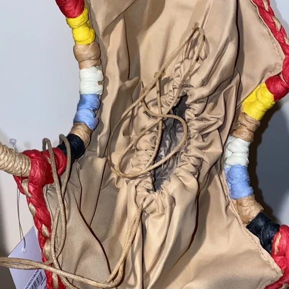 BP by Nordstrom woven straw handbag multi … - Picture 6 of 7